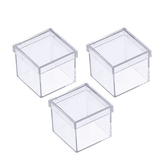 100 Caixa para lembranças 5 x 5 acrilica - Transparente caixinha acrilica em Oferta na Shopee