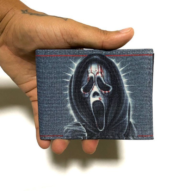Carteira slim panico o filme terror horror trash suspense halloween