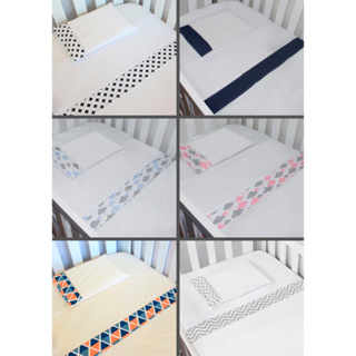 Jogo de Lençol Mini Berço 03 Peças com Elástico Vira Estampado Acabamento Ponto Palito 100% Algodão em Oferta na Shopee