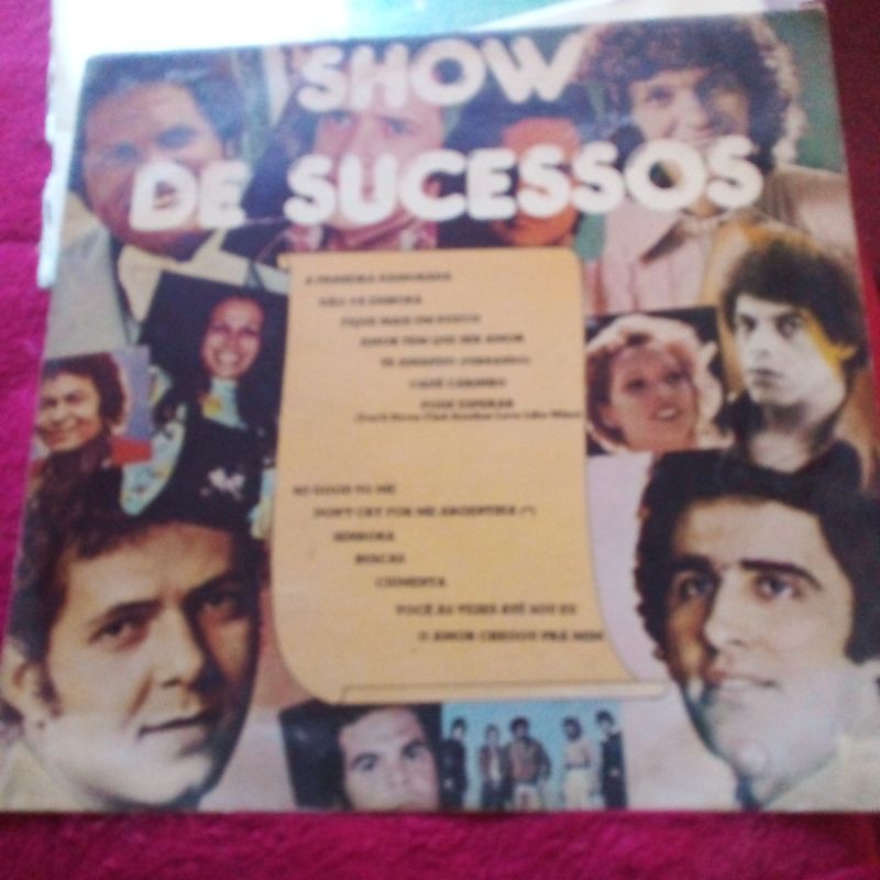 Disco Vinil Show de Sucessos anos 70