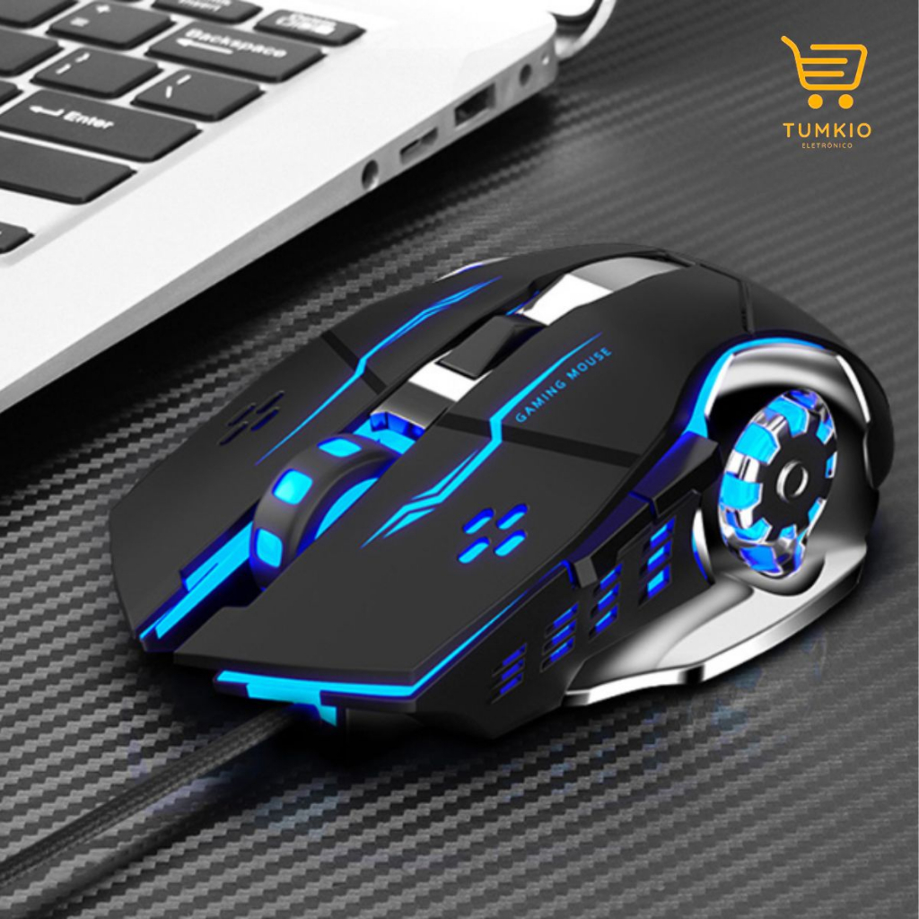 Mouse Gamer Usb 3200dpi Led Rgb Com Fio M-08 em Oferta na Shopee