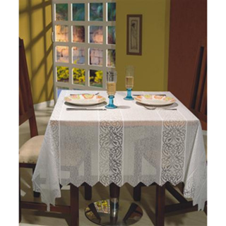Toalha De Mesa De Renda Quadrada 1,40m X 1,40m - Romance em Oferta na Shopee