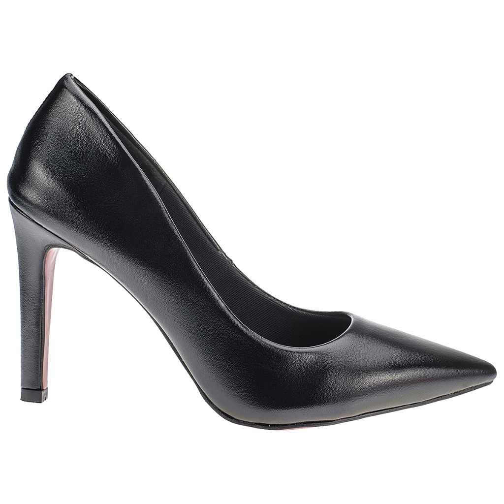 Scarpin Salto Fino Bico Fino Sapato Fechado Feminino Elegante Festa Em Verniz