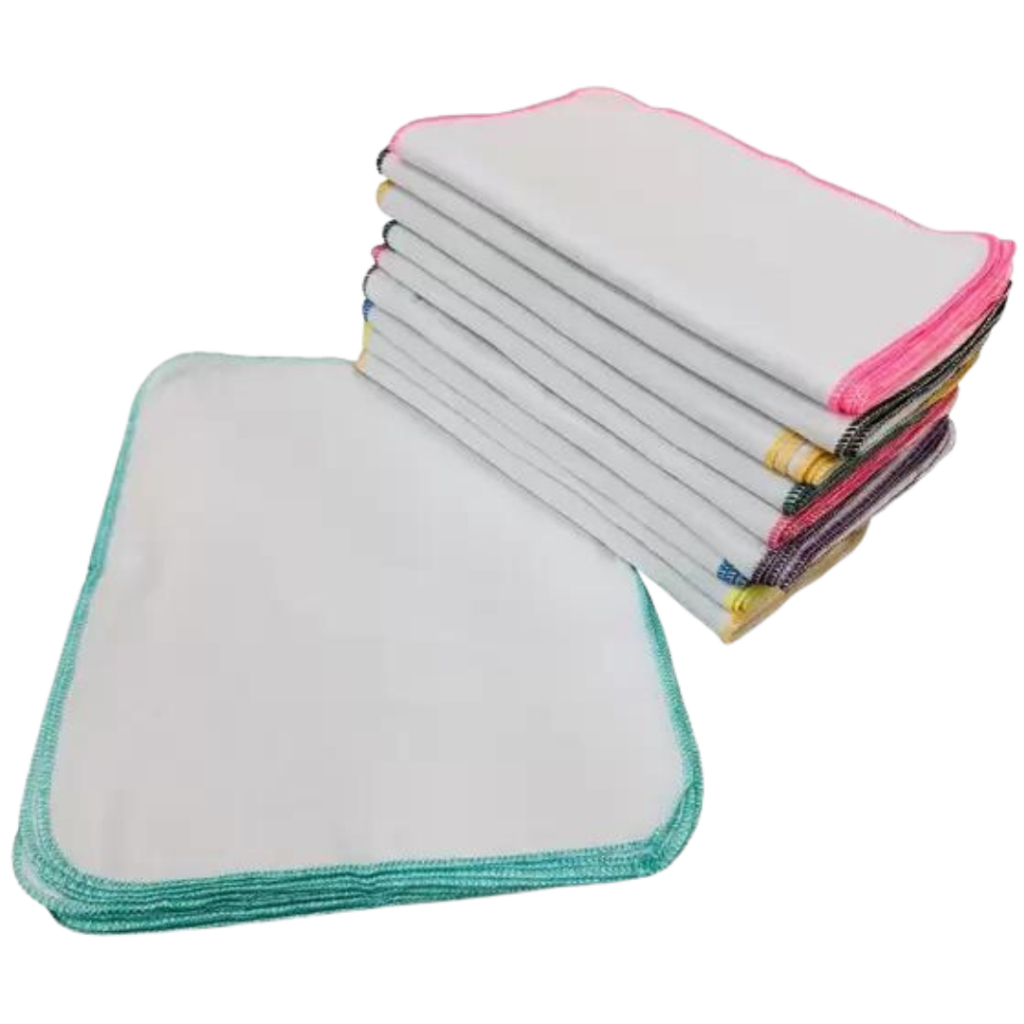 5 Pano De Pia - pano limpeza - pano multiuso - Alvejado Branco Premium