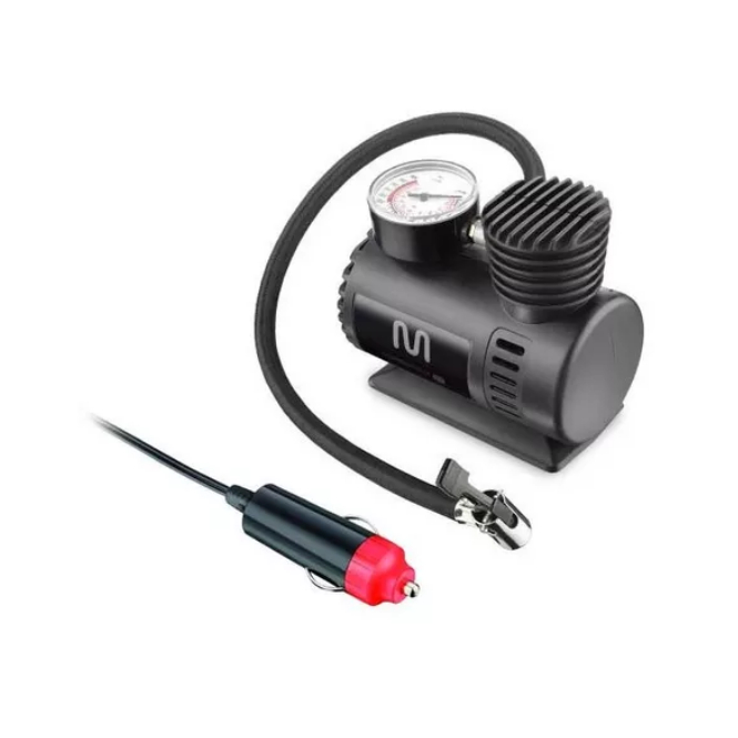 Mini Compressor De Ar À Bateria Portátil Multilaser Au601 Preto Mini Compressor De Ar À Bateria Portátil Multilaser Au601 Preto