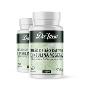 INSULINA NATURAL + MELÃO DE SÃO CAETANO 120 CÁPSULAS A MELHOR DO MERCADO 100% PURO