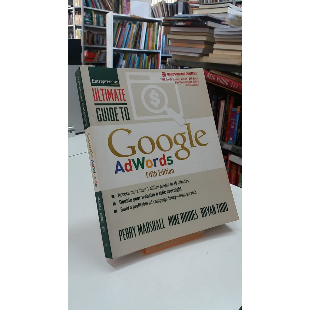 LIVRO - ULTIMATE GUIDE TO GOOGLE ADWORDS FIFTH EDITION - PERRY MARSHALL E OUTROS - EM INGLÊS - INFORMÁTICA