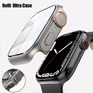 W.BILL Atualização Da Tampa Firme Para PC Capinha apple Watch Case 8 7 6 SE 5 4 3 44mm 45mm Capa Protetora iwatch Ultra 49mm Giro Em