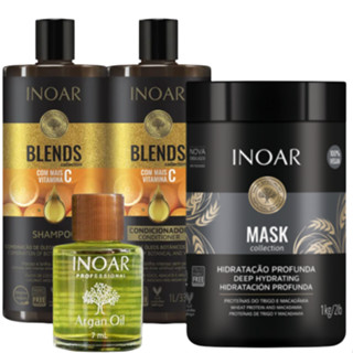 Kit Vitamina C Inoar,shampoo,condicionador,mascara