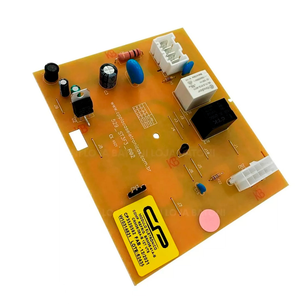 Placa Compatível Geladeira Brastemp Brm35bbana
