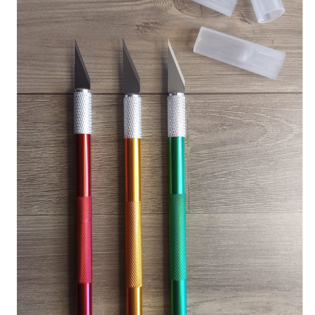 1 A 3 UNIDADE - Estilete de precisão 14,5cm
