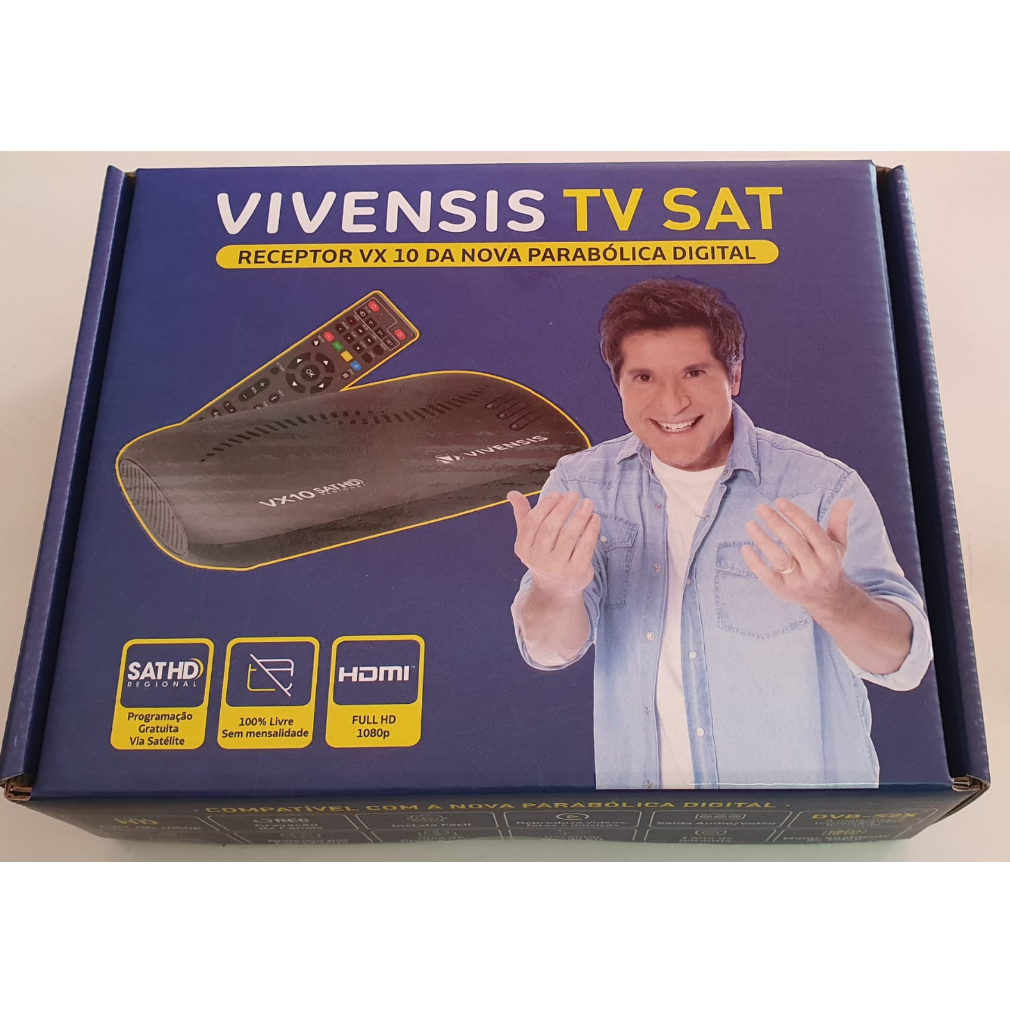 Receptor Vivensis Vx10 Sat Hd Digital Regional Hdmi Usb Rca