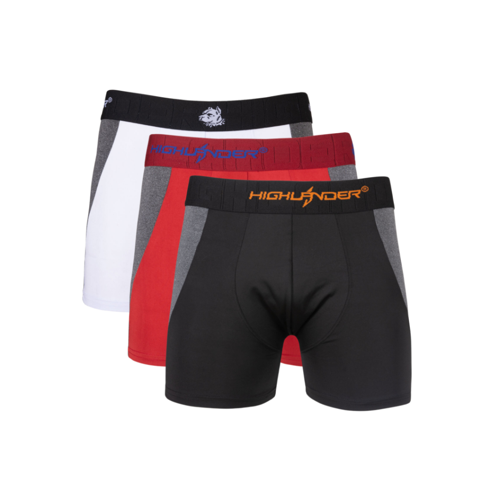 Cueca Boxer Box Kit Com 3 Unidades Masculina Romantic Detalhe Lateral em Oferta na Shopee