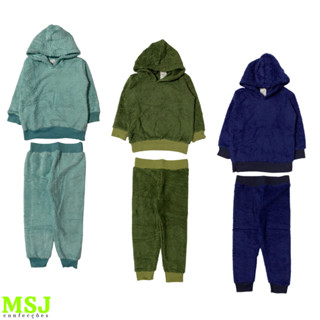 Kit 4 peças Conjunto Microfibra tipo Manta Pelo Infantil Roupa de Frio