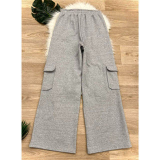 calça feminina cargo de moletom moda inverno C308