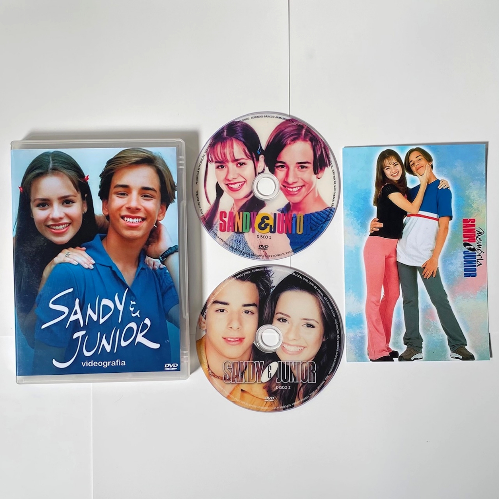DVD Sandy E Junior Videografia Completa 2023 Todos os Vídeo Clipes (duplo)