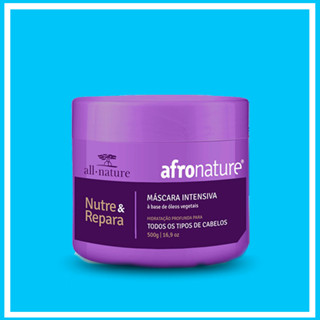 Mascara Afro Nature De Tratamento Para Cacho All Nature 500g