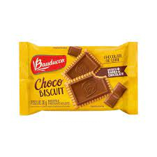 Biscoito Bauducco choco Biscuit sachê C/2un  36g chocolate ao leite caixa com 10 unidades MINI em Oferta na Shopee