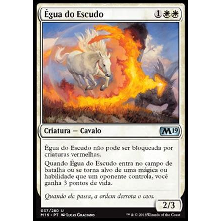 Égua do Escudo (Vida) - - Magic The Gathering
