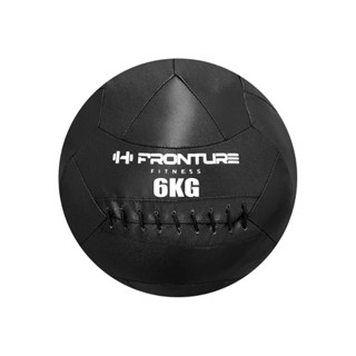 Wall Ball 6kg Medicine CrossFit Ball Bola de Peso Couro Academia Fitness Treinamento Funcional