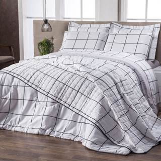 Jogo De Cama Lençol Casal Queen 4 Peças 100% Algodão Com Fronha Estampado