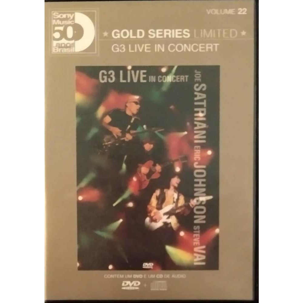 DVD/CD Joe Satriani, Eric Johnson, Steve Vai G3 Live in Concert