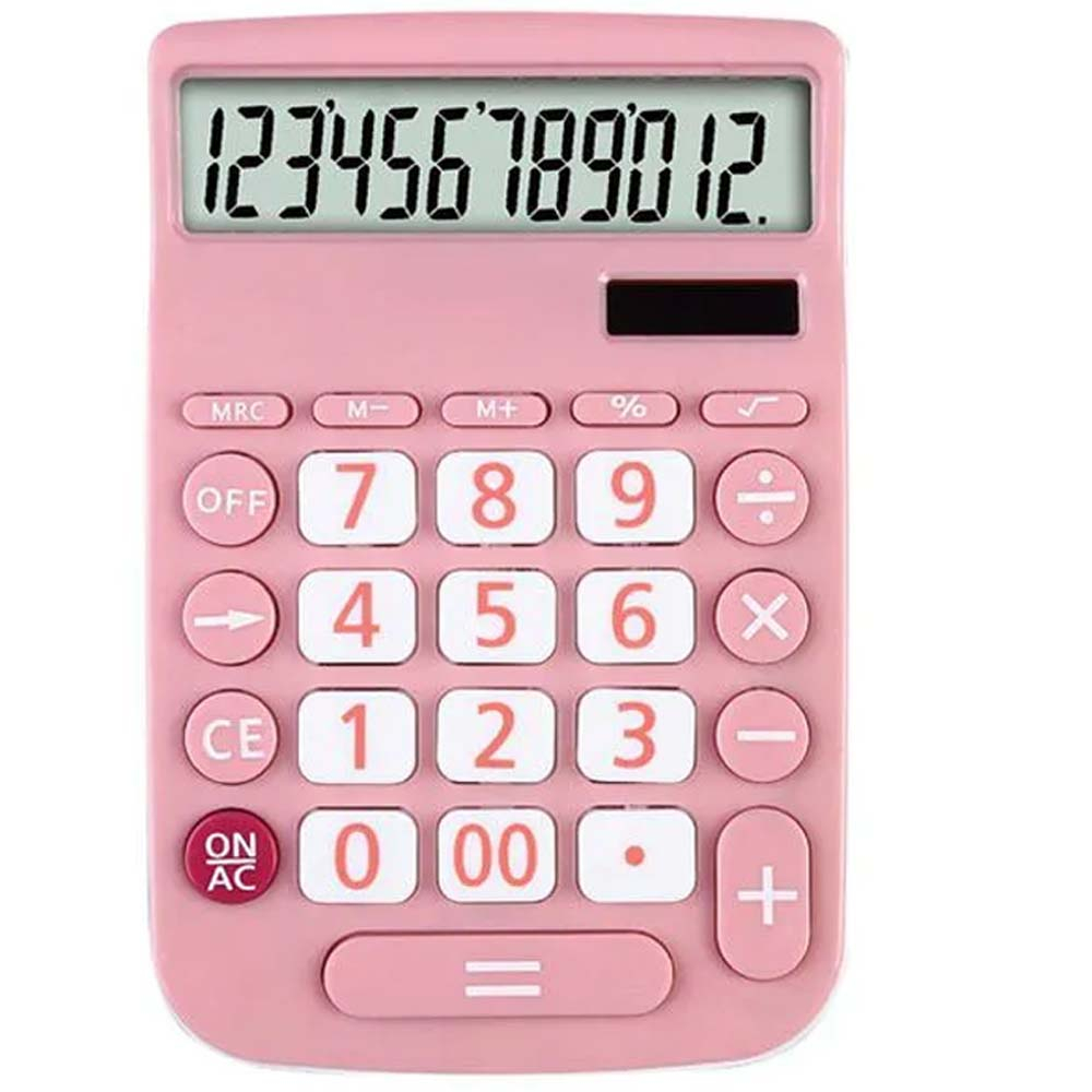 Calculadora 12 dígitos Alfacell Escolar Cálculos Matemática