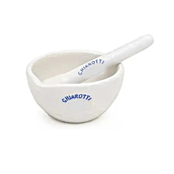 2 Gral Com Pistilo Em Porcelana 100ml - 2ª Linha