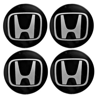 KIT 4 Calotas Tampinha Meio Miolo de Roda Honda HRV CRV NEW CIVIC ACCORD 6,9cm preta