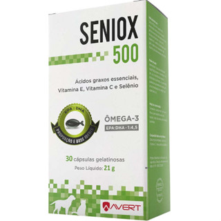 Suplemento Seniox Avert 500 mg 30 Cápsulas