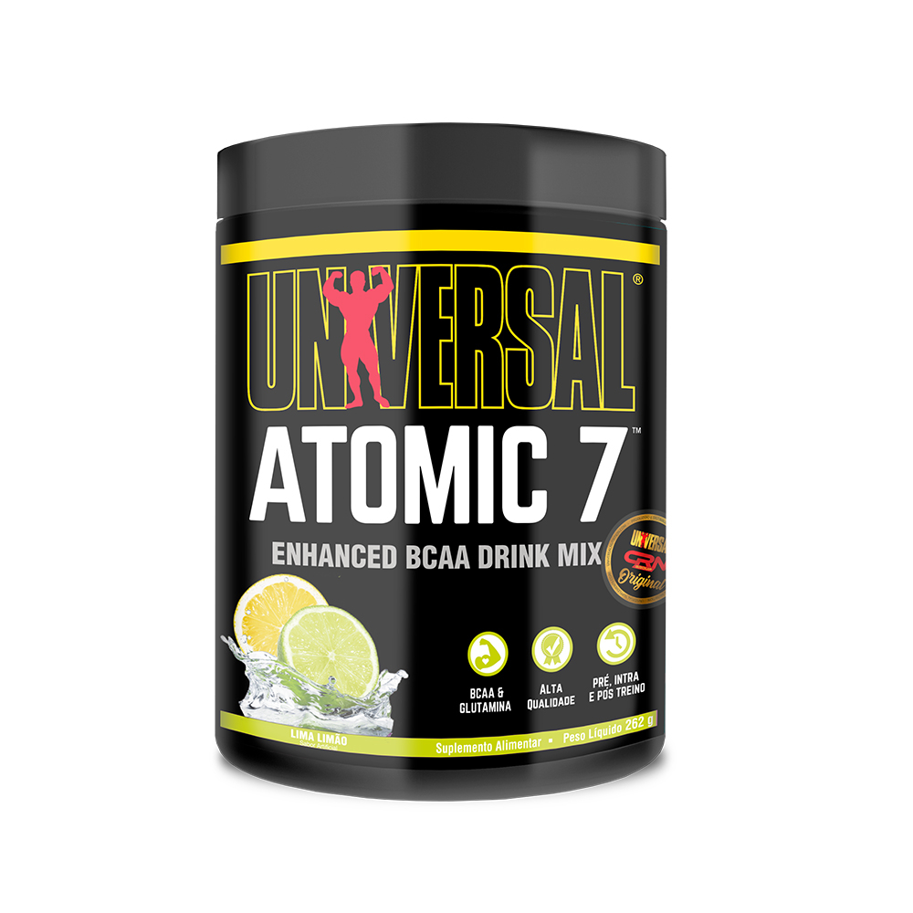BCAA Atomic 7 226g - Universal Nutrition em Oferta na Shopee