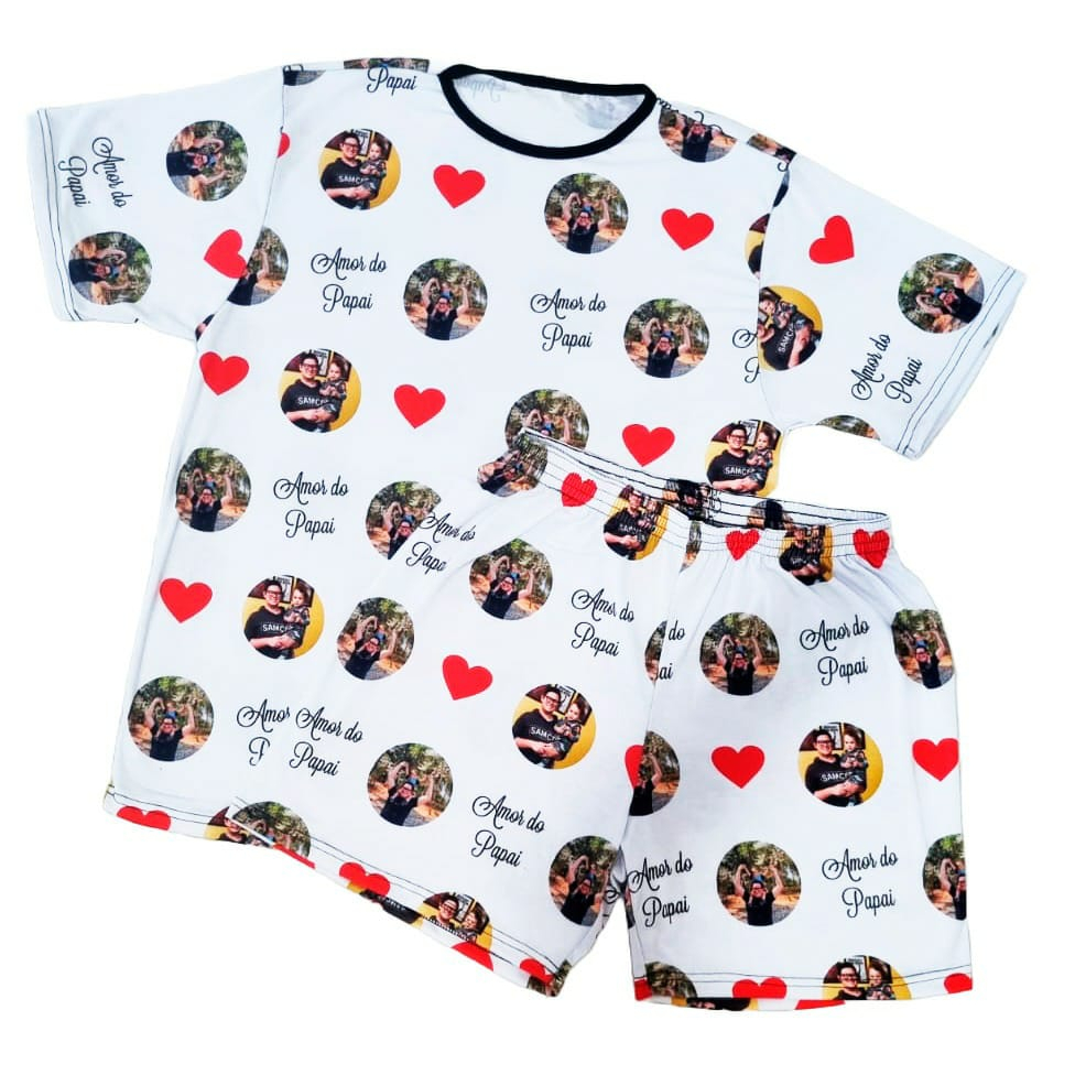 Pijama Infantil Personalizado com Foto