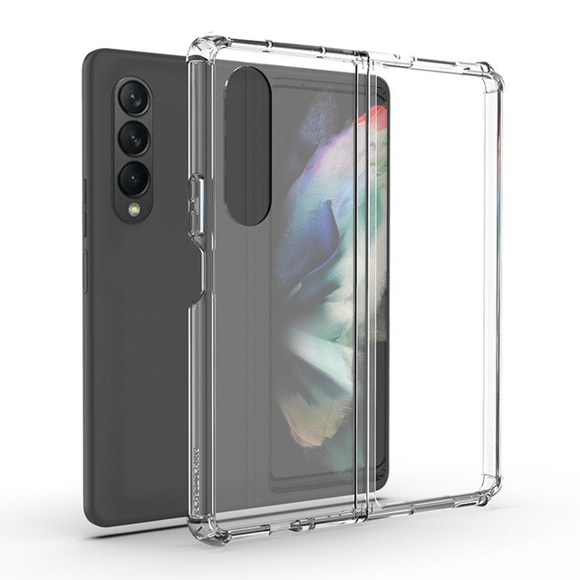 Capa capinha transparente rígida para Celular Samsung Galaxy Z Fold 3/4/5/6/7/8
