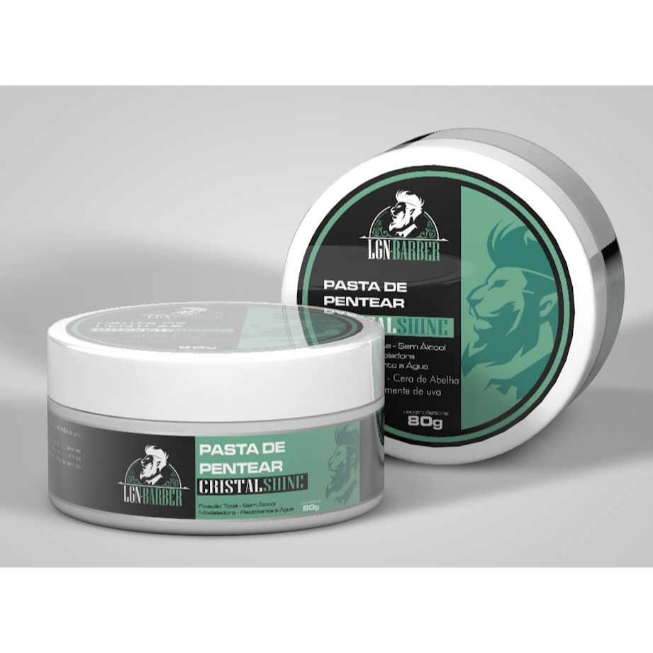 1Un Pasta para pentear e modelar Cristal Shine 80g -LGN Barber