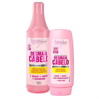 Shampoo Desmaia Cabelo Forever Liss 500ml + Condicionador Desmaia Cabelo Forever Liss 300g