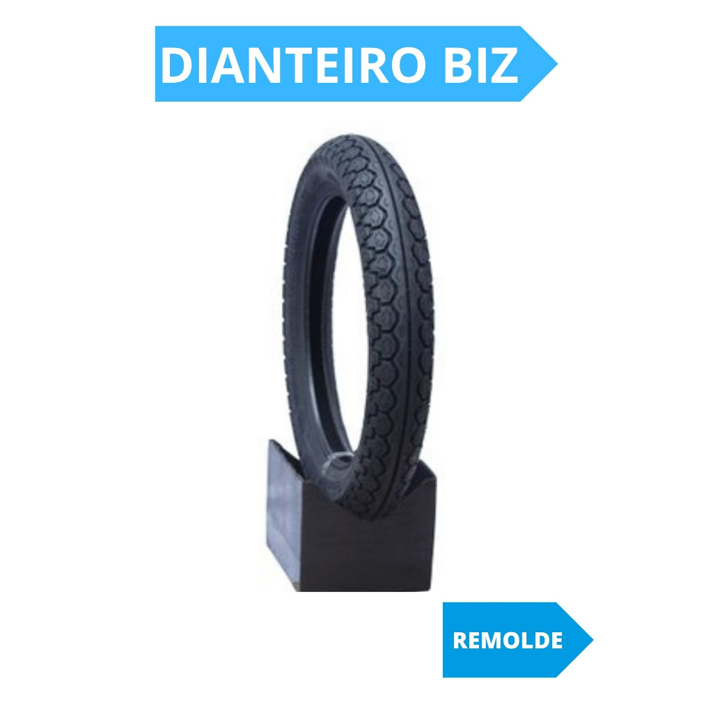 PNEU MOTO DIANTEIRO 60 100 17 BIZ 100 125 POP 100 110 DREAM C 100 WIN 110 BIZ HONDA
