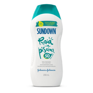 Protetor Solar Corpo E Rosto Sundown Praia E Piscina Fps 50, 200Ml