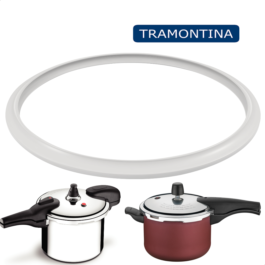 Borracha Panela Pressão Vancouver / Valencia 4,5 litros Tramontina 20cm Azul Silicone em Oferta na Shopee