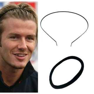 1 Tiara ferro Afro Puff Preta + 1 Elastico Faixa De Cabelo em Oferta na Shopee