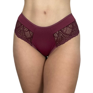 kit 5 calcinhas lateral larga conforto de microfibra lingerie