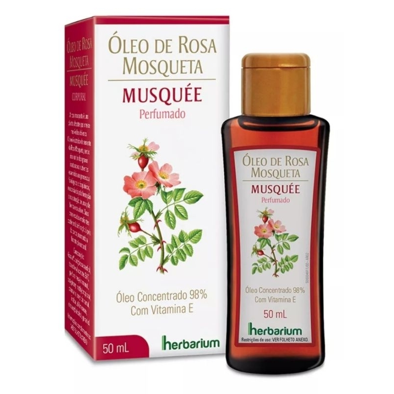 Óleo De Rosa Mosqueta Anti-Manchas Musquée Legitimo Perfumado - Herbarium - 50ml