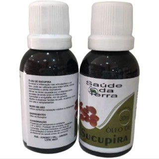 Kit óleo de Sucupira 3 unidades de 30ml (saúde da terra)