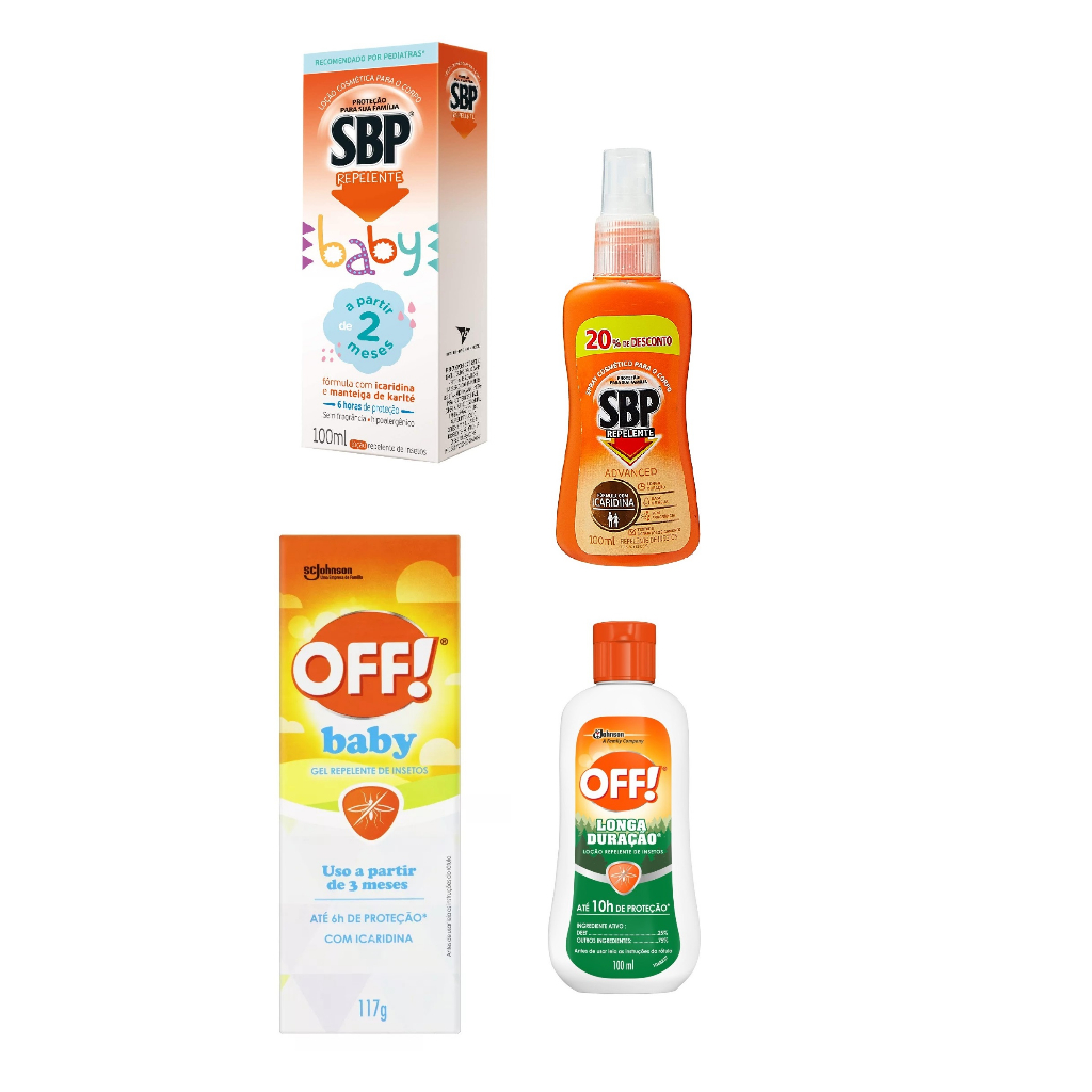 Repelente Corporal Infantil SBP Baby Loção SBP Repelente Advanced Spray Family 100ML