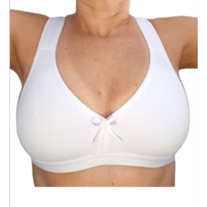 Sutiã Top Conforto Super Reforçado Plus Size Sustentação com Alças Acolchoadas