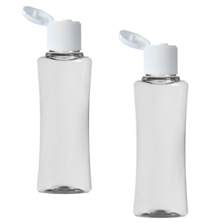 100 Mini Frasquinhos Frasco de Plástico Trapézio 35ml c/ Tampa Fliptop p/ Molhos Delivery em Oferta na Shopee
