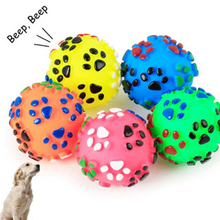 Mordedor Brinquedo Bolinha Bola Pata Pet Cachorro Cão Gato Anti-stress Colorida Som Apito Vinil Variado em Oferta na Shopee