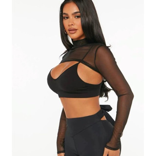 Cropped Calipso Tule Moda Fashion