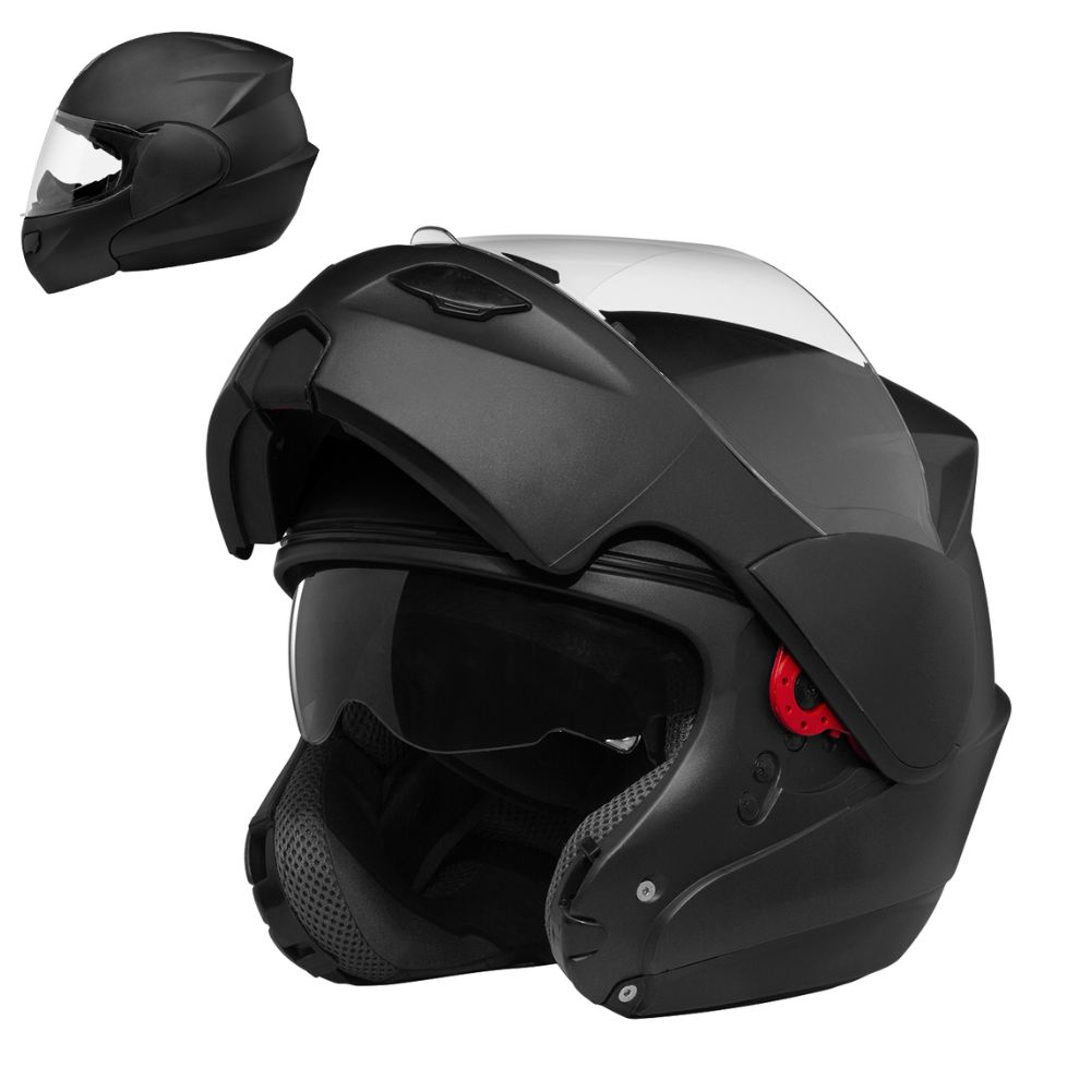 Capacete Moto Escamoteável Robocop Pro Tork Attack Elite Masculino e Feminino Articulado