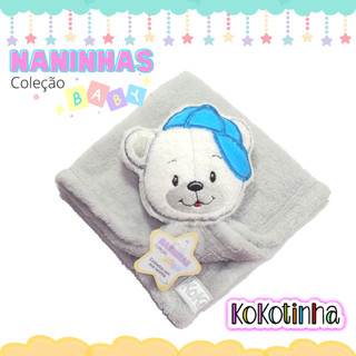 Naninha Ursinho - Mantinha com Ursinho para bebês