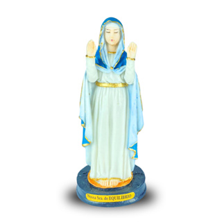 Imagem Escultura Nossa Senhora do Equilíbrio 11x5,5 em Resina REF 15130 em Oferta na Shopee
